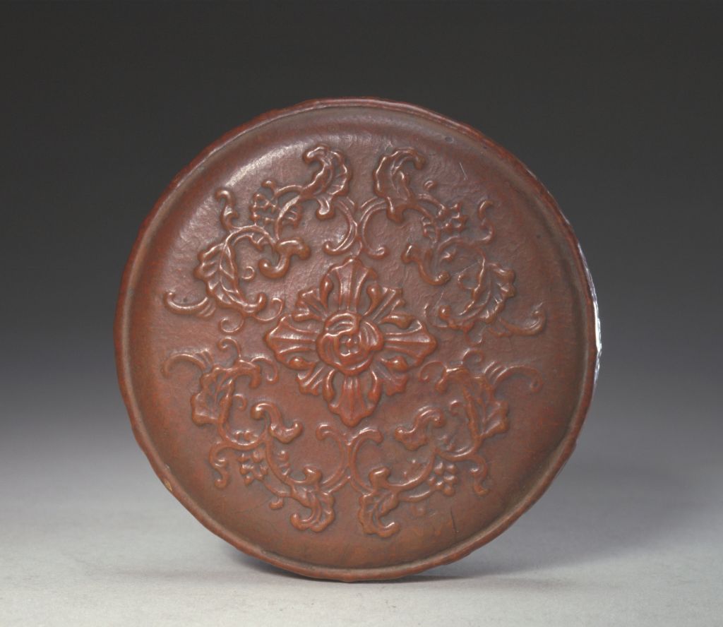 图片[2]-Pao made round box with lotus pattern-China Archive